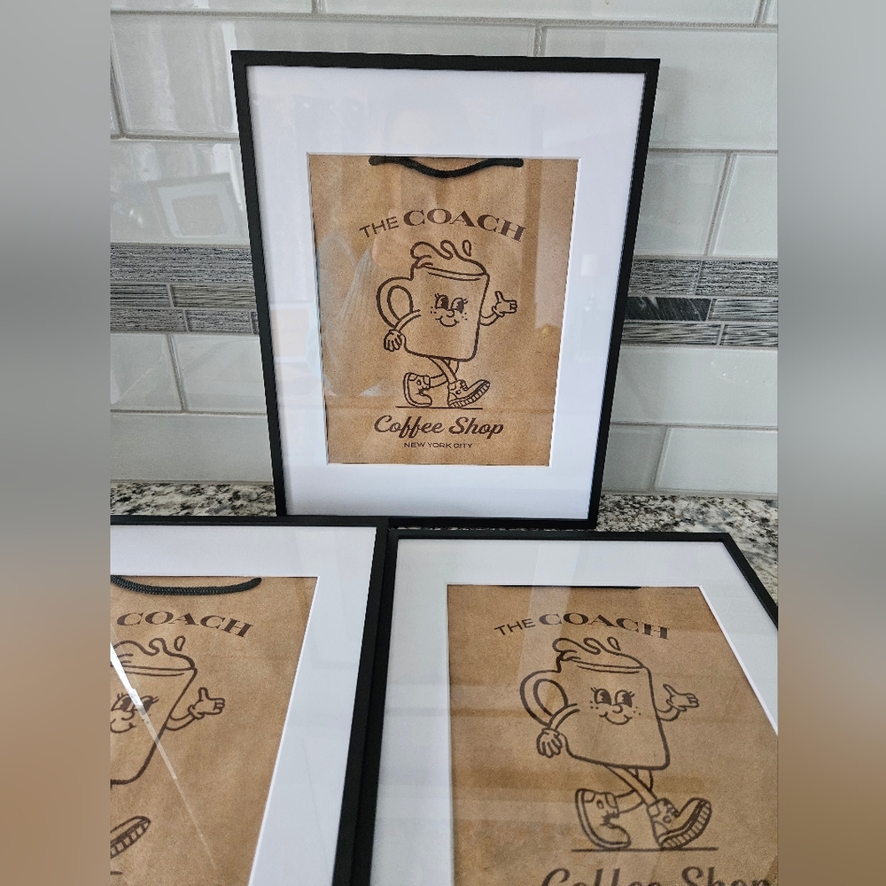 Reimagined Coffee Shop Framed Art